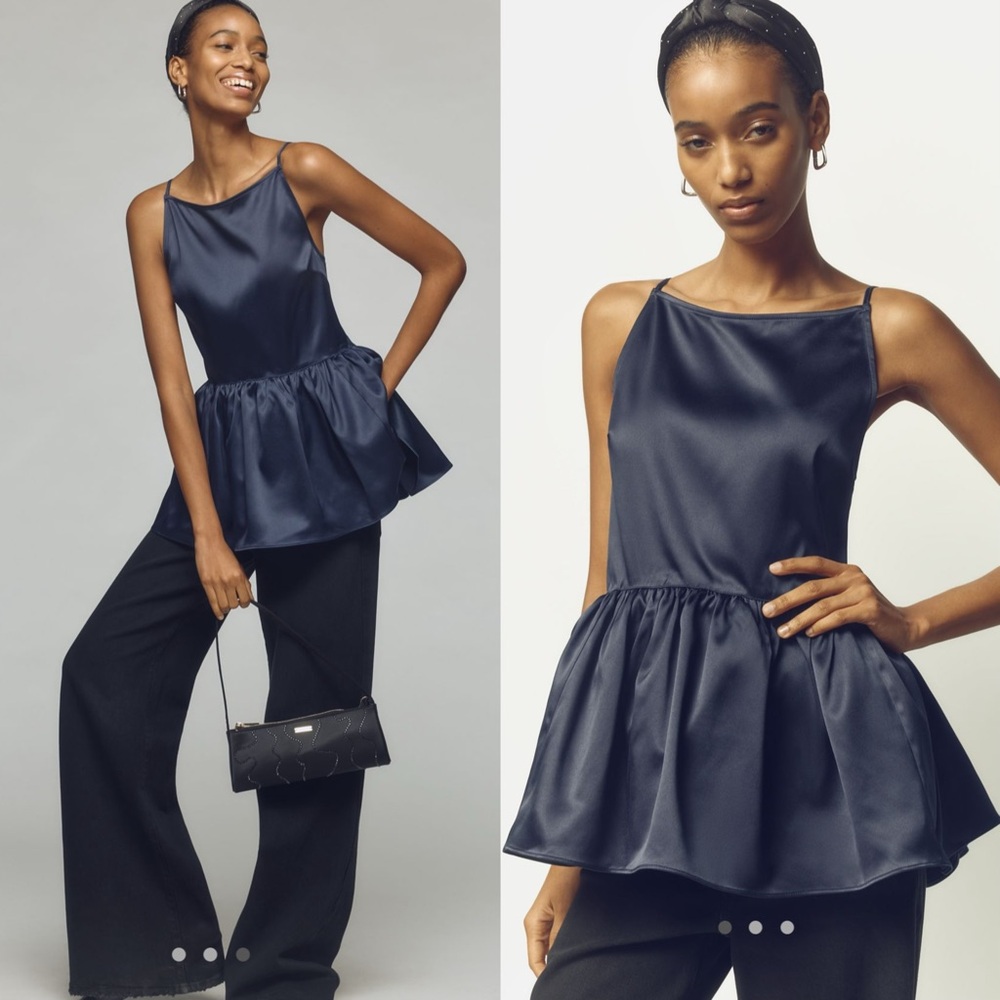 By Anthropologie Silky babydoll Top